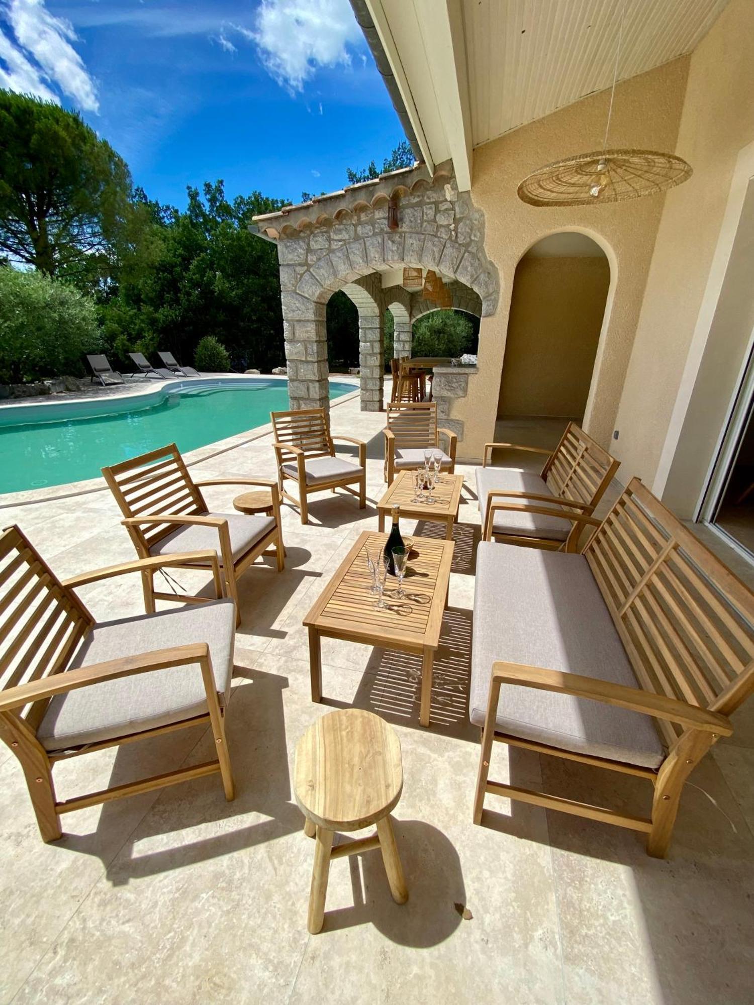 רויומס Maison Pour 12P, Piscine A Debordement Chauffee D'Avril A Octobre Inclus מראה חיצוני תמונה
