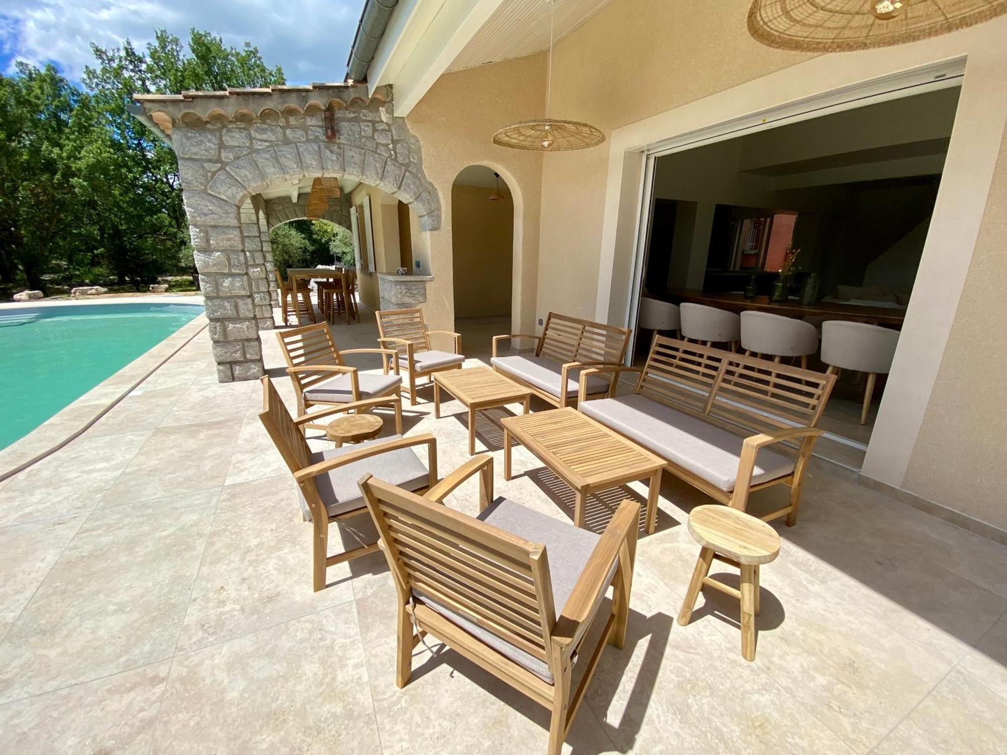 רויומס Maison Pour 12P, Piscine A Debordement Chauffee D'Avril A Octobre Inclus מראה חיצוני תמונה