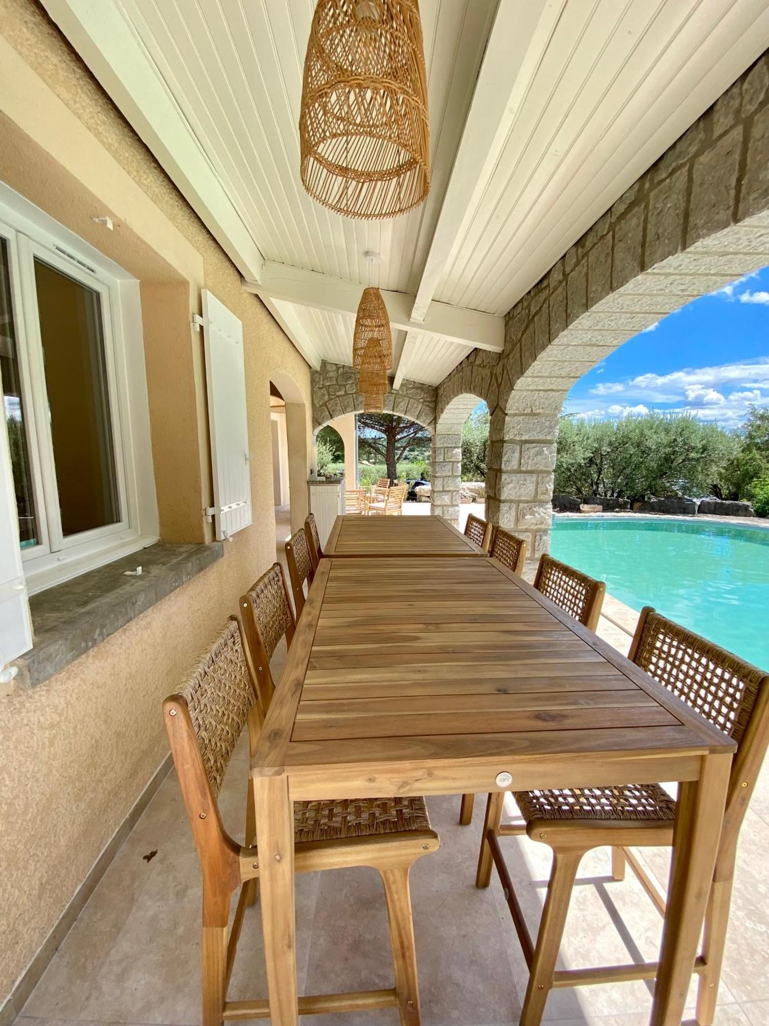 רויומס Maison Pour 12P, Piscine A Debordement Chauffee D'Avril A Octobre Inclus מראה חיצוני תמונה