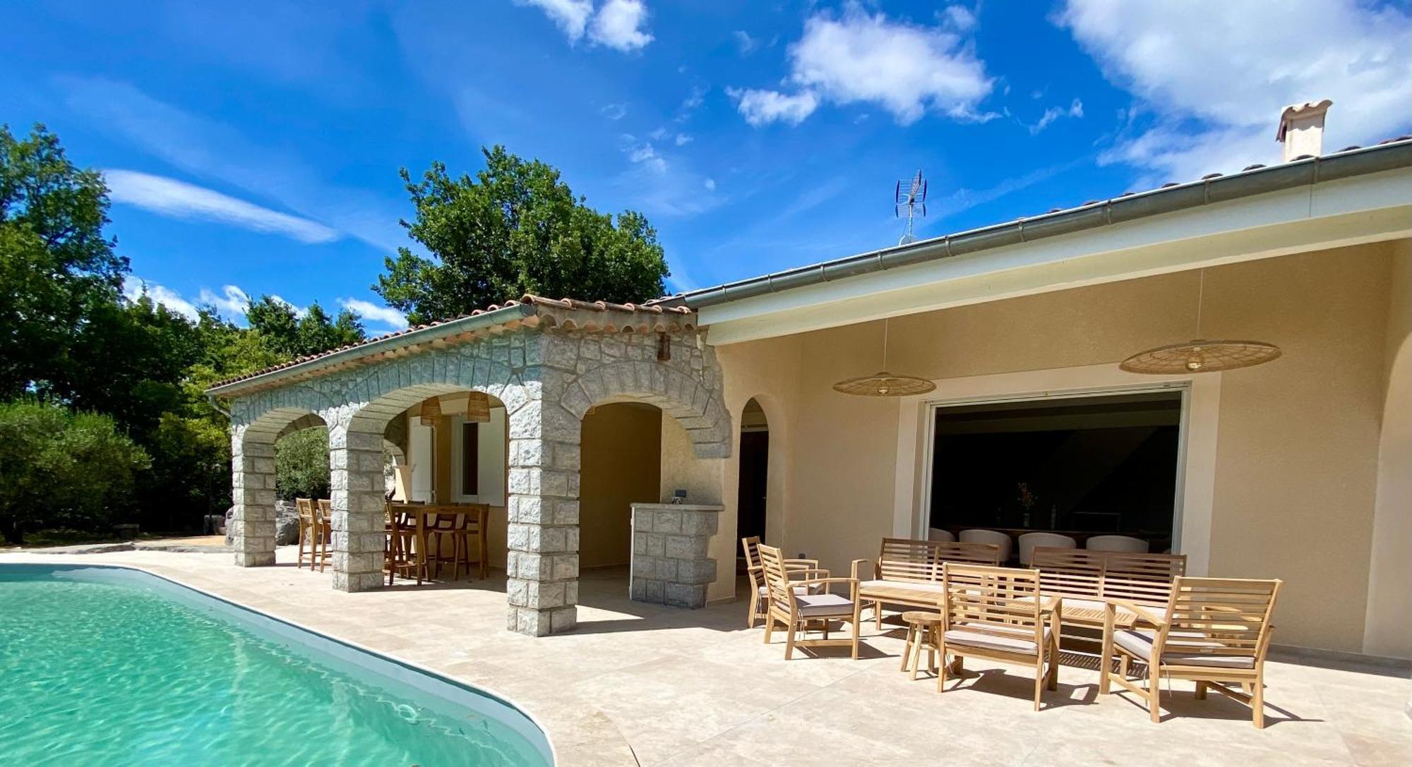 רויומס Maison Pour 12P, Piscine A Debordement Chauffee D'Avril A Octobre Inclus מראה חיצוני תמונה